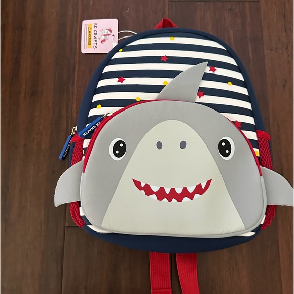 KK Crafts Accessories Nwt Kk Crafts Shark Childrens Backpack Poshmark
